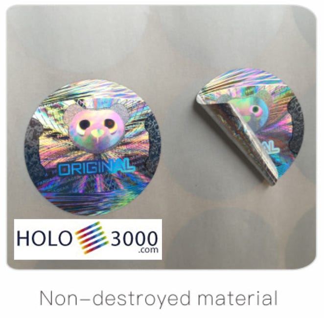 ologramma adesivo hologram sticker